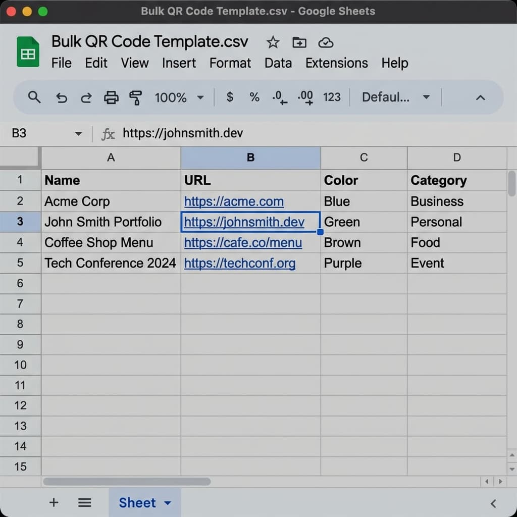 Prepare Your CSV File